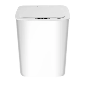 

14L RechargeableTrash Can ligent Induction Motion Sensor Wide Opening Sensor Eco-Friendly Trash Can,Ran Color