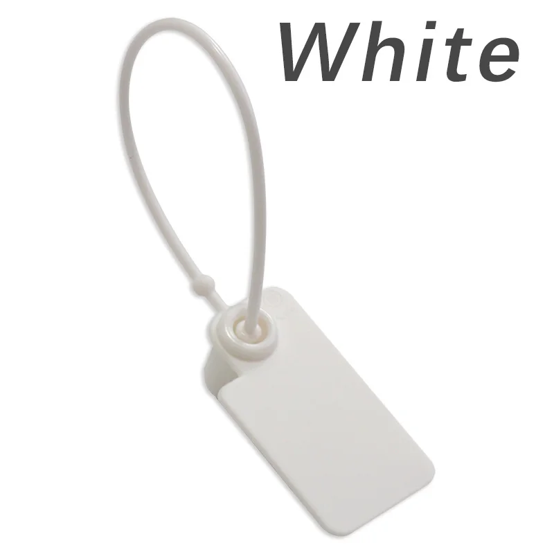 Custom Logo Sneaker Tag - Personalized Plastic Seals for Garments and Shoes, Set of 100