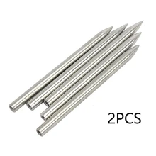 2 шт. открытый работает для струн браслет ручной работы DIY Paracord Fids ткацкая игла Пешие прогулки из нержавеющей стали для шнуровки для сшивания