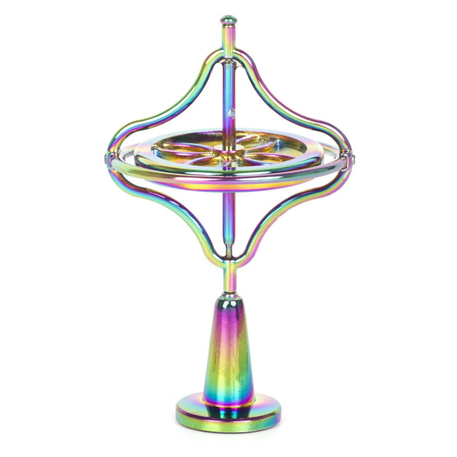 Giroscopio Giratorio Con Punta De Dedo, Juguete Que Brilla E Giroscopio Giratorio Con Punta De Dedo, Juguete Que Brilla E