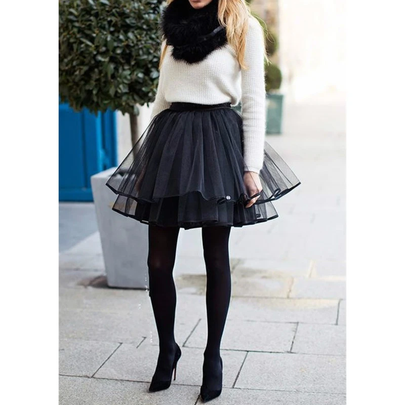 ladies black tutu skirt