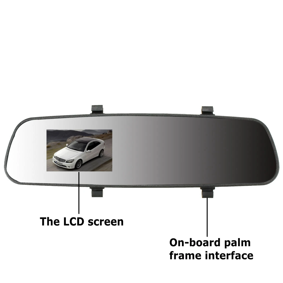2,7 ''HD 1080P TFT зеркало заднего вида Цифровая запись видео DVR Cam Видео рекордер автомобильная камера заднего вида w/PC-USB кабель для передачи данных