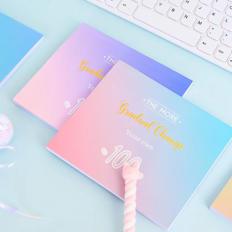 

Kawaii 50 sheets 100 Days Weekly Monthly Planner Notebook To Do It Memo Pad Daily Schedule Plan Notepad School Stationery