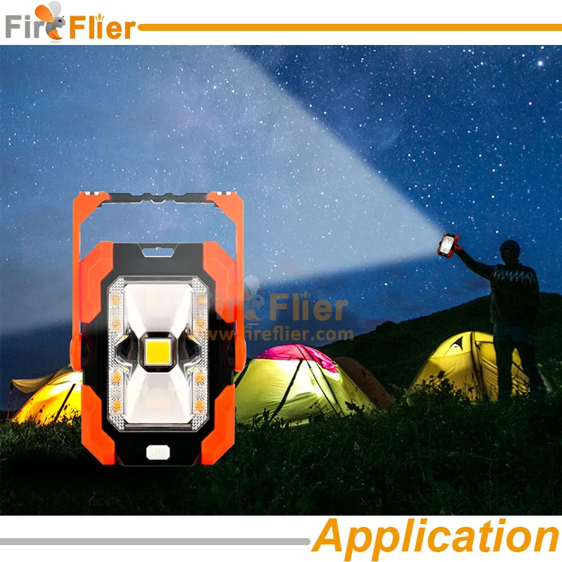 Solar Led Flood Work Light camping application