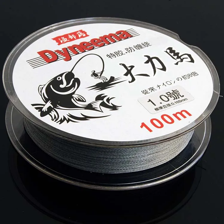 

100 M Dyneema 4 Series PE Fishing Line Anti-Wear Long Shot Fishing Lure Fishing Mainline Fishing Gear