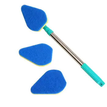 

Clean Reach Mop Scrubber Cleaning Product Telescoping Brush Easy To Use Quick Cleaner for Hardwood Floors