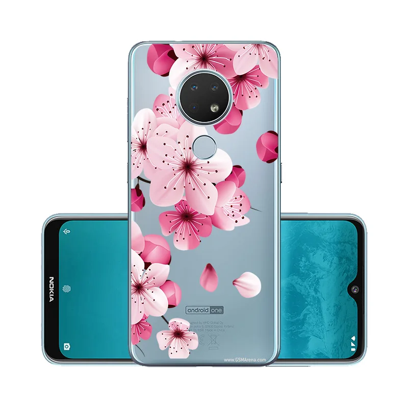 W048 Прозрачный чехол для nokia 7,2 6,2 Чехол Мягкий DIY окрашенный Прозрачный чехол для nokia 4,2 3,2 2,2 чехол бампер Coque nokia 7,2 nokia 6,2 - Цвет: W048