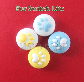 

4pcs Silicone Thumb Grip Stick Caps for Nintendo Switch Joy-Con NS NX Lite Controller Cat Paw Joystick Caps Game accessories