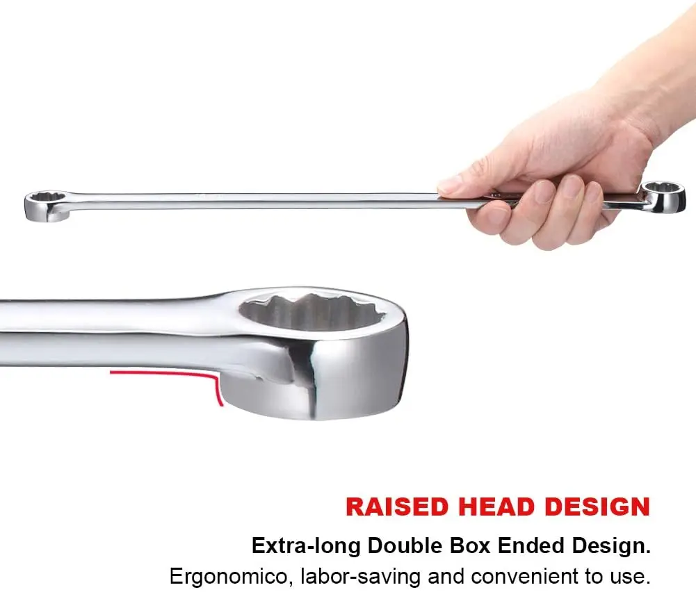 

1Piece Extra Long Double Box End Wrench Set Chrome Vanadium Steel Aviation Wrenches Metric 1 piece
