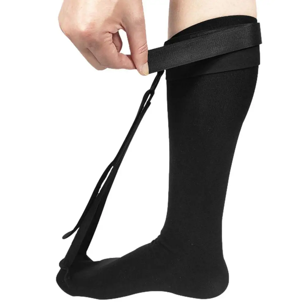 Компрессионные чулки, ночные носки для глубокого вытягивания, инструмент  для поддержки ног, подходит для подошвенного фасциита и ахиллесового  тендинита | AliExpress