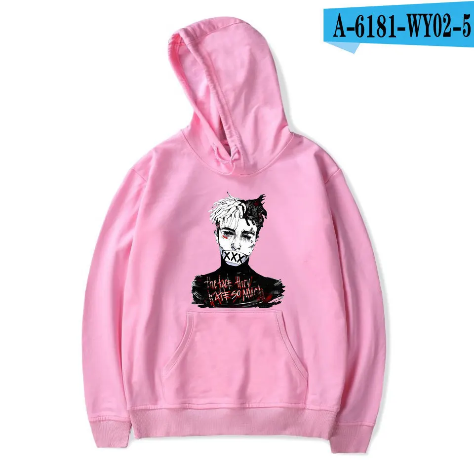 Youths/Модная уличная Мужская толстовка в стиле хип-хоп XXXtentacion, Женская толстовка, спортивные костюмы в стиле кэжуал, топы - Цвет: A-6181-WY02-5