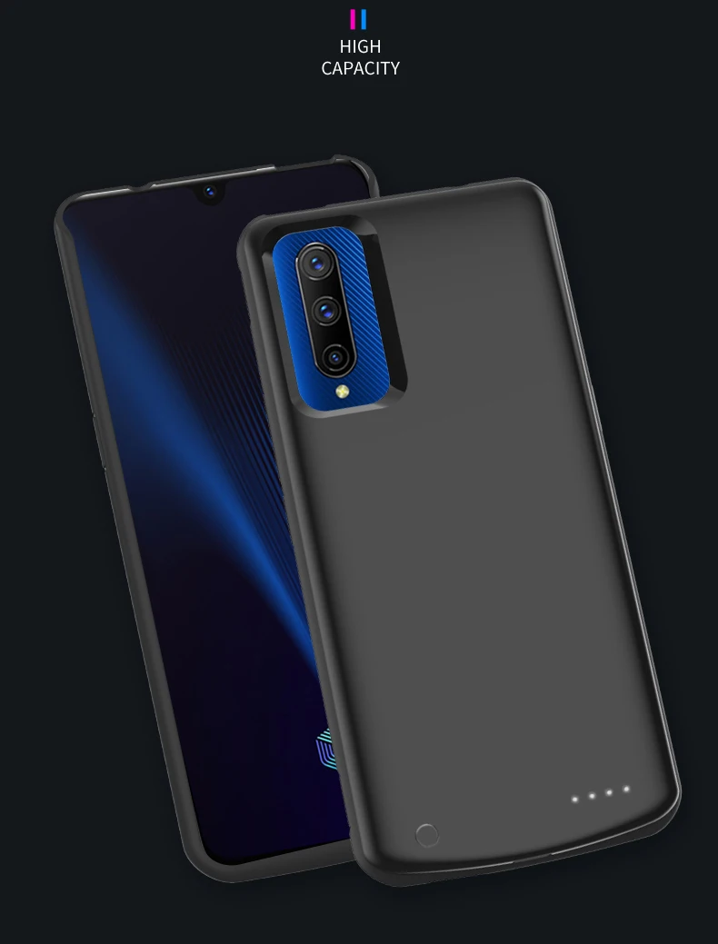6800 мА/ч, Батарея Зарядное устройство Мощность ЧЕХОЛ ДЛЯ vivo iQOO Pro блок резервного Батарея заряда для vivo iQOO Pro 5G Батарея чехол