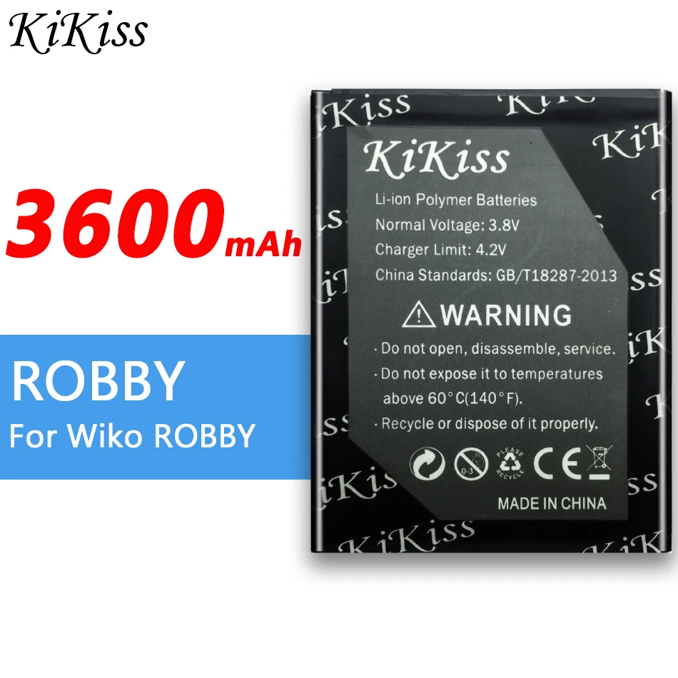 3600 мА/ч для Wiko ROBBY аккумулятор большой мощности 3600 мА/ч