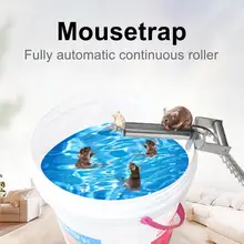 

Durable Excellent Mouse Pest Roller Trap Supplies Stainless Steel Mouse Roller Capturing Continuously for Home