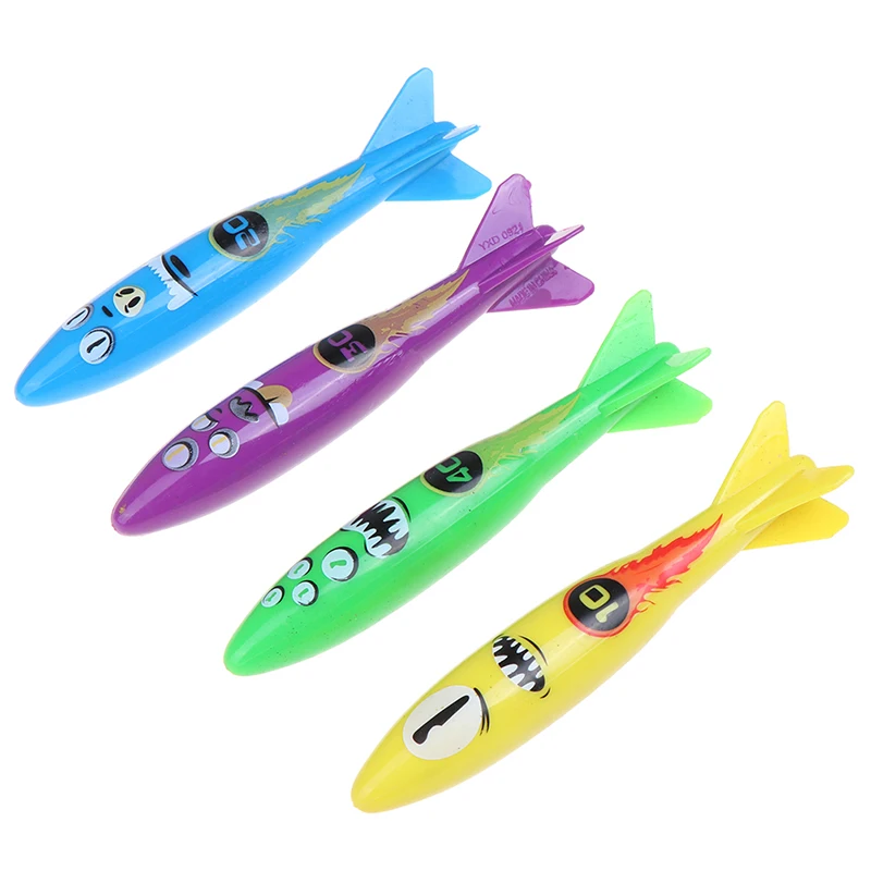 4 шт. торпеда ракета метание игрушка для бассейна игра водоросли трава бассейн летние пляжные палочки игрушки для детей