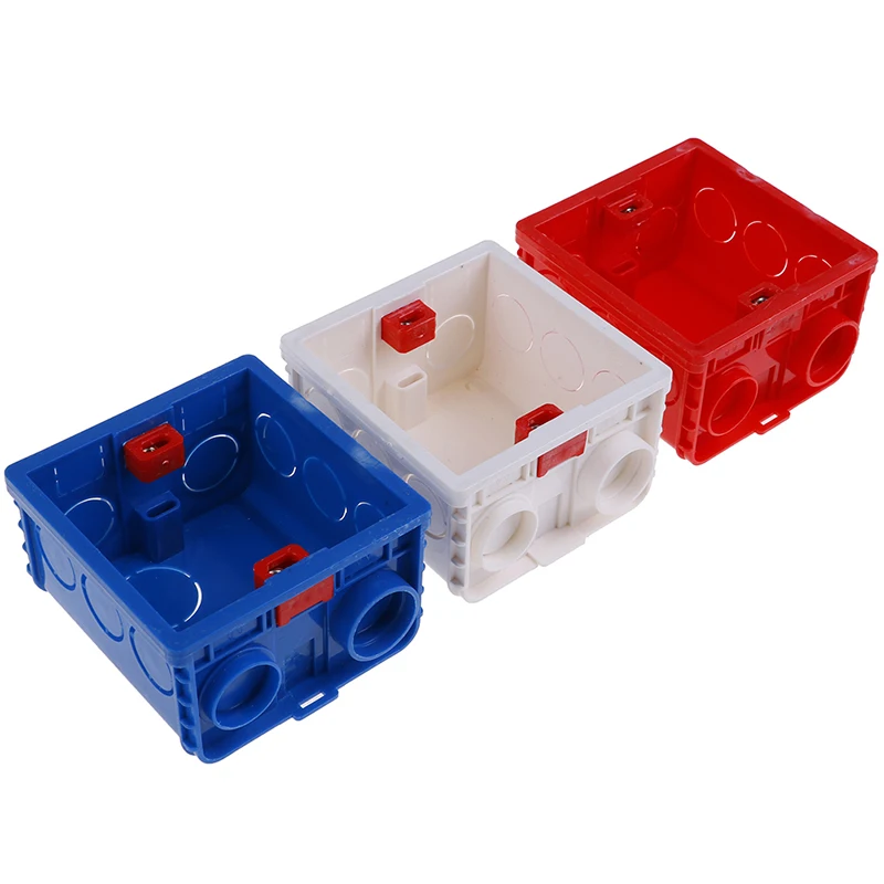 

1Pcs 3 Hole Mounting Wall Switch Box for Sockets 86 Type Mounting Box
