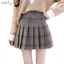 Makuluya, супер модный стиль, изящные женские юбки, Осень-зима, меховая сетка, утепленные женские юбки, юбки с высокой талией