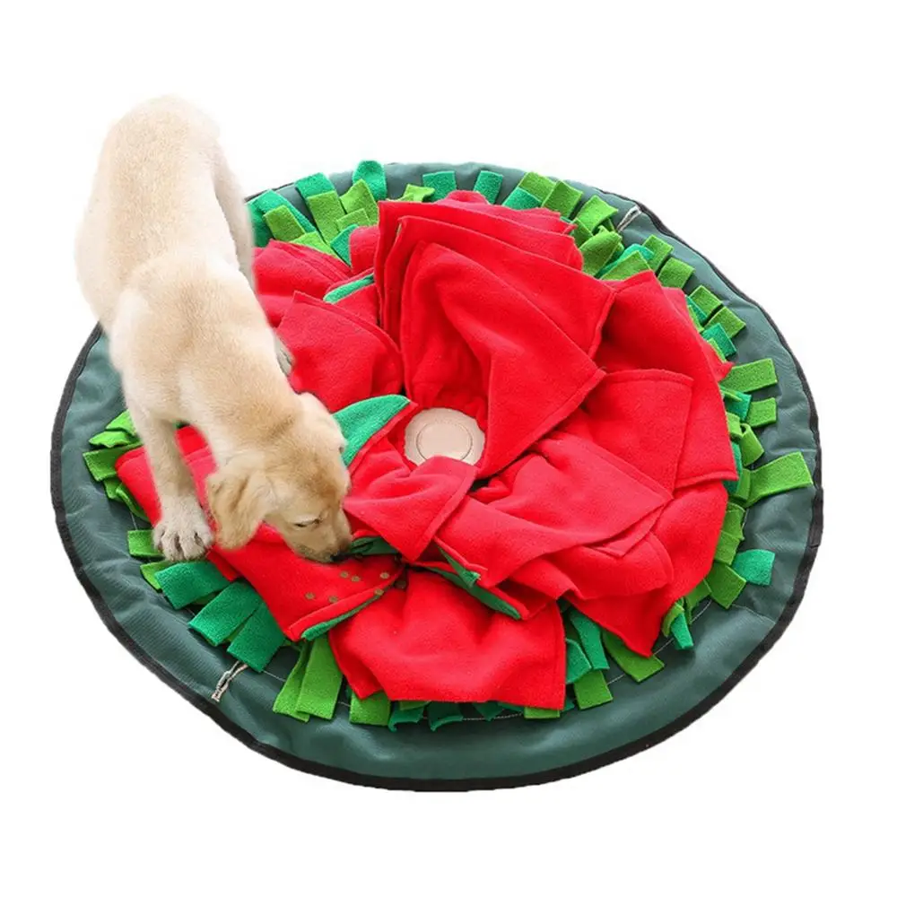 

Pet Dog Sniffing Pad Puzzle Toy Food Training Blanket Toy Dog Pad Relief Pressure Puzzle Washable Sniffing Pad