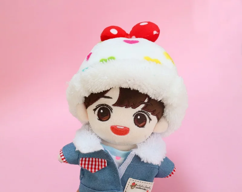 [MYKPOP] Одежда и аксессуары для куклы KPOP: милая Зимняя кепка для 20 см куклы KPOP EXO Bangtan Wanna One Fans коллекция SA19121302