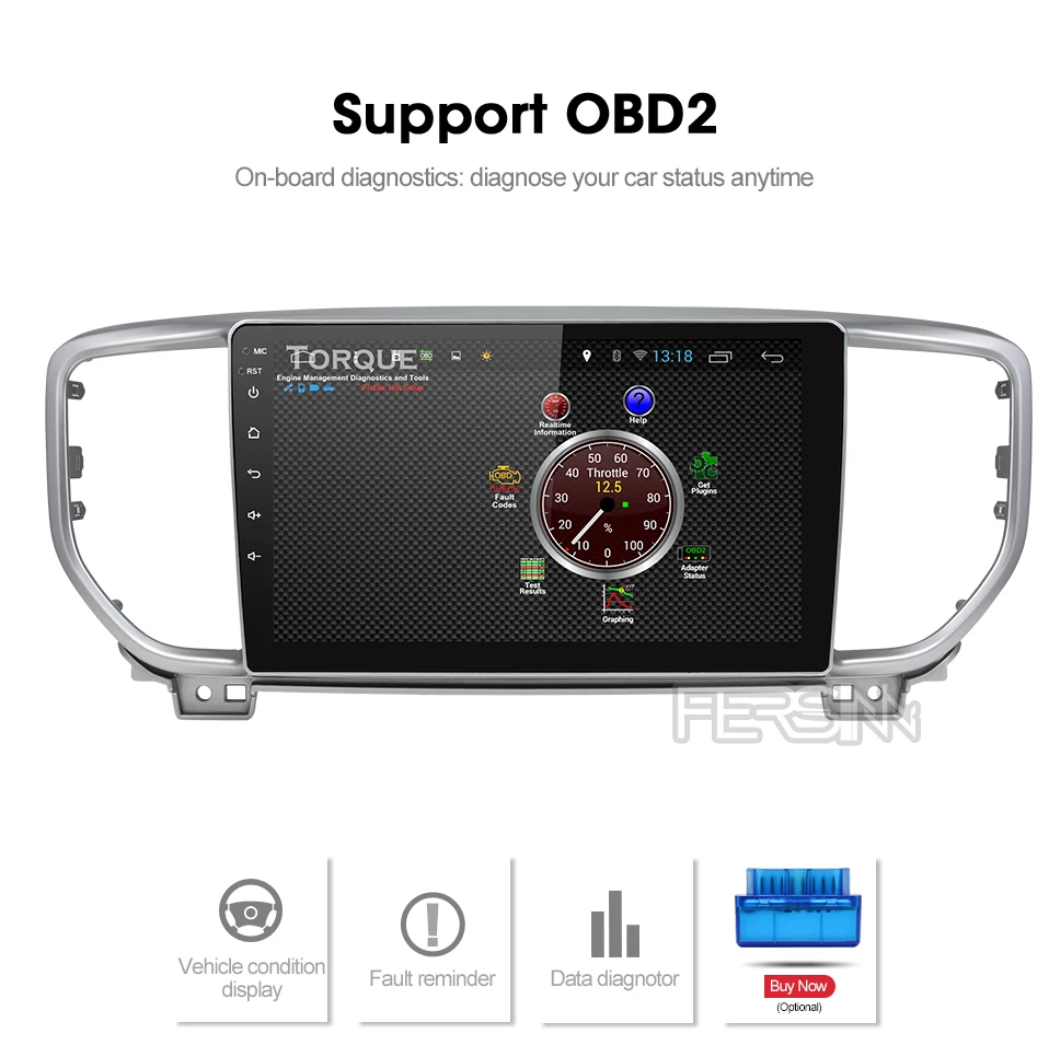 Автомобильный dvd-плеер для KIA sportage KX5 gps навигация 1 din стерео головное устройство стерео android 9,0 PX6