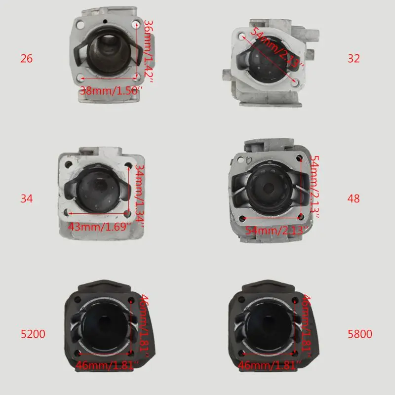 

2020 New 1 Set Chainsaw Cylinder Piston Kit Hedge Trimmer Pesticide Sprayer Engine Motor