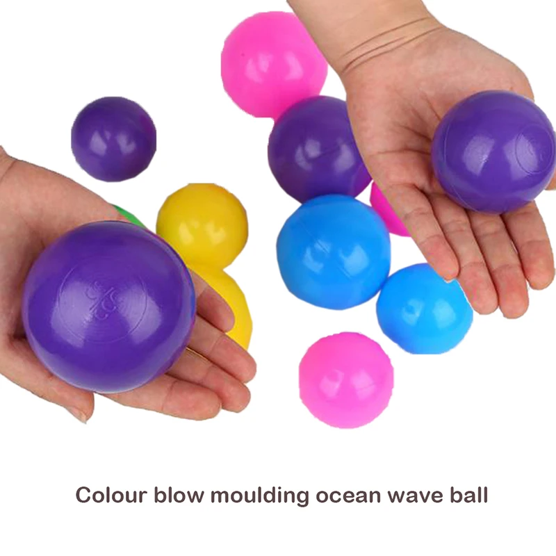 Новые Красочные мячики для детей, игрушки, пластиковый Океанский шар, Забавная детская игрушка для плавания, водный бассейн, Океанский волнистый шар, экологически чистый материал