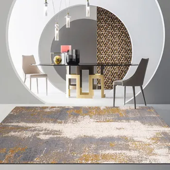 

Modern Minimalist Living Room Carpet European Classical Polypropylene Woven Full Large Rug Sofa Coffee Table Floor Mat