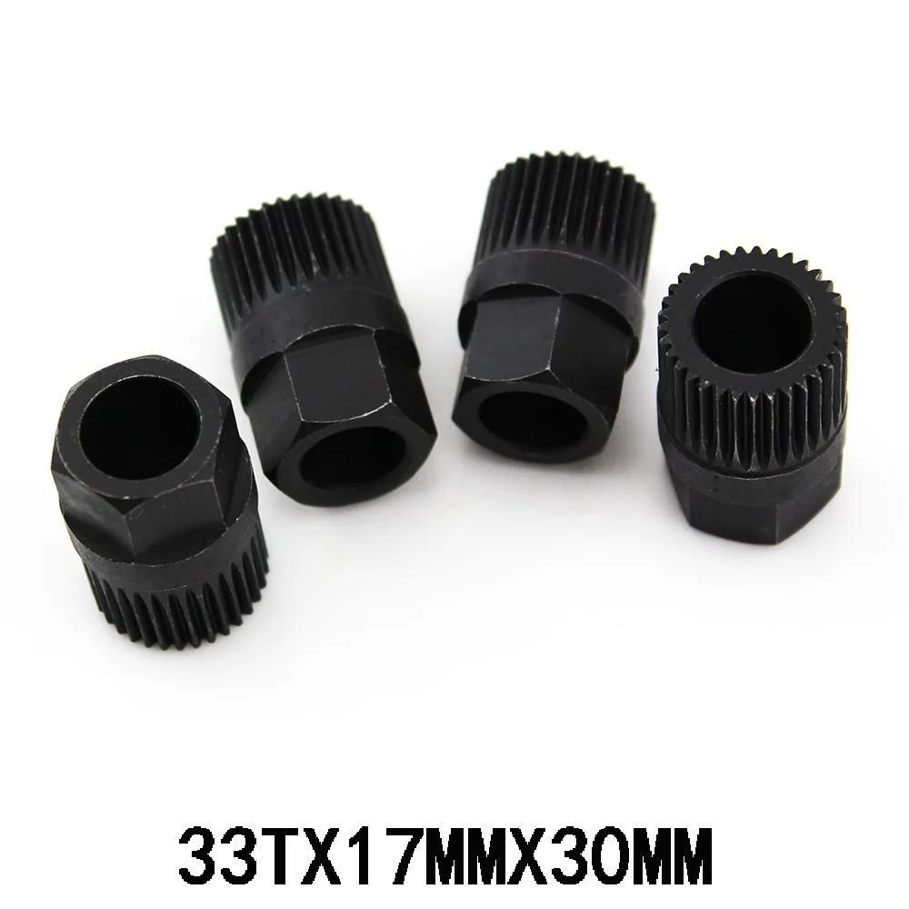 

Universal Alternator Clutch Free Wheel Black Iron Material Remover Repair Hand Tool Kit Set Generator Pulley Removal Tool
