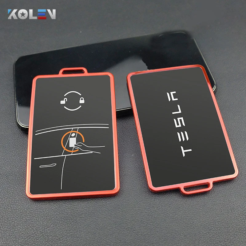 Custodia protettiva per portachiavi per auto in TPU morbido per Tesla Model 3 Card Remote Key Fob Bag Shell Clip accessori per lo Styling dell'auto - H5d59f0d904004b3f8154549983dfbd714