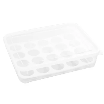 

1PC Removable Transparent Eggs Storage Container for Kitchen Refrigerator