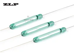 5 pces 4*28mm interruptor reed magnético sensor normalmente aberto diy vidro verde 4x28mm sem indução de contato original