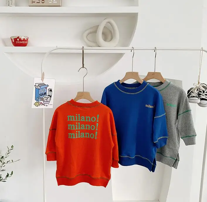 Корейский стиль, детское платье для девочек модное, хлопок на осень и зиму, платья для девочек, От 2 до 7 лет PZ979