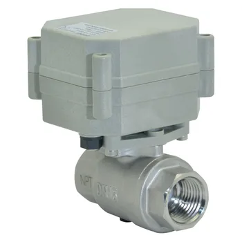 

DC 7-35V,2-Way Motorized Ball Valve NPT/BSP 1/2''-1'' Electrical Ball Valve CR3-02,Stainless Steel 304