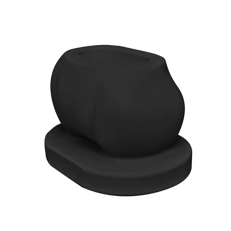 61-B-Black 2 в 1 зарядная док-станция мягкий силиконовый мини портативный Настольный зарядный держатель-стойка для AirPods чехол для iWatch зарядное устройство - Цвет: 61-B-Black