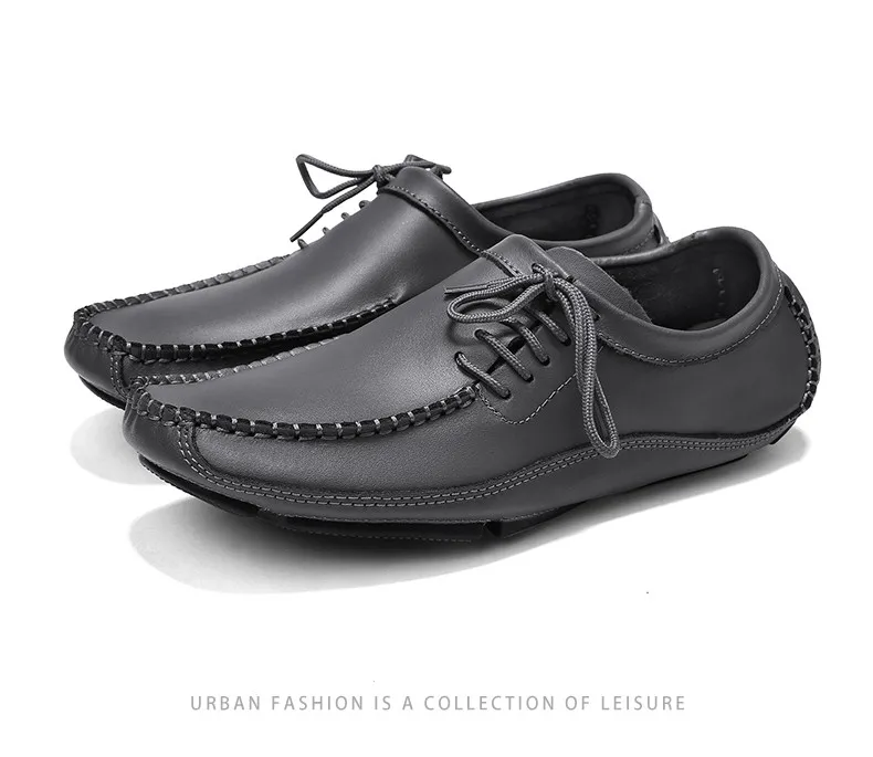 Г. Мужская обувь из натуральной кожи в деловом стиле Элегантная удобная мужская офисная повседневная обувь на плоской подошве со шнуровкой, 38-47