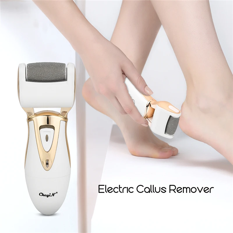 

Electric Feet Files Callus Remover Pedicure Machine Heel Dead Skin Exfoliator USB Rechargeable Foot Care Tools +2 Grinding Heads