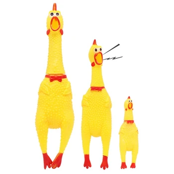 

Creative Novelty Screaming Chicken Tricky Screaming Chicken Pet Dog Toys Sound Making Screams Toy For Children