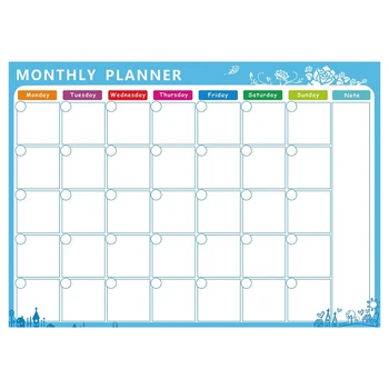 

Magnetic Whiteboard Dry Erase Board Magnets Fridge Refrigerator To-Do List Monthly Daily Planner