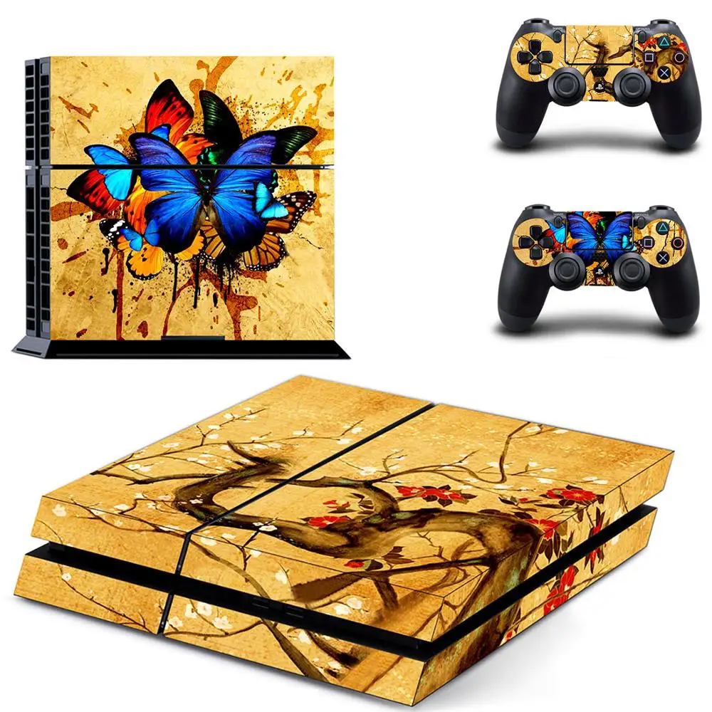 GYTM1636 PS4 наклейки виниловые кожа PS 4 стикер Play station 4 Наклейки Обложка Pegatinas для playstation 4 консоли и 2 контроллера - Цвет: GYTM1636