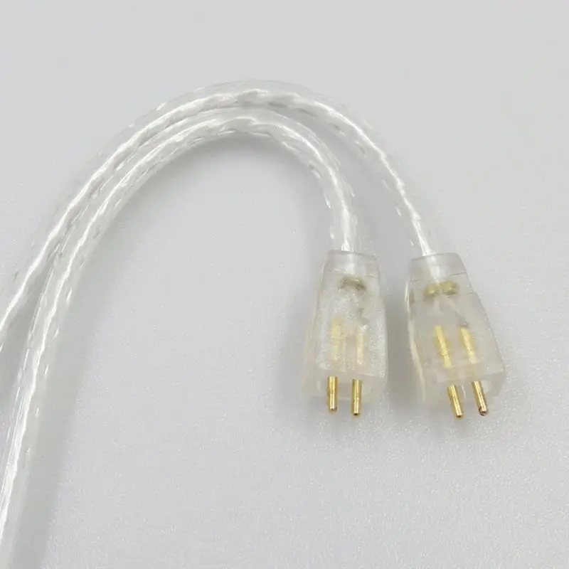 1 2m Silver Plated AUdio Cable Headphone Cord for UE TF10 TF15 5PRO SF3 5EB Kit
