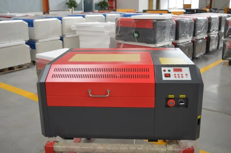 Co2 лазерная гравировальная машина, 40*40 см рабочая зона diy50w Лазерная резка машина, маленькая лазерная гравировальная машина, M2 доска