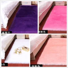 Sholisa лохматый пол ковер из искусственного меха прямоугольной формы 6 см ворс Пушистый Ковер для гостиной спальни Морской набор домашний декор