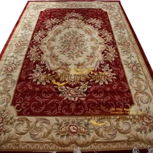 Ковер с цветочным рисунком, розы, машинная стирка, французский ковер с цветочным узором, двусторонний круглый ковер