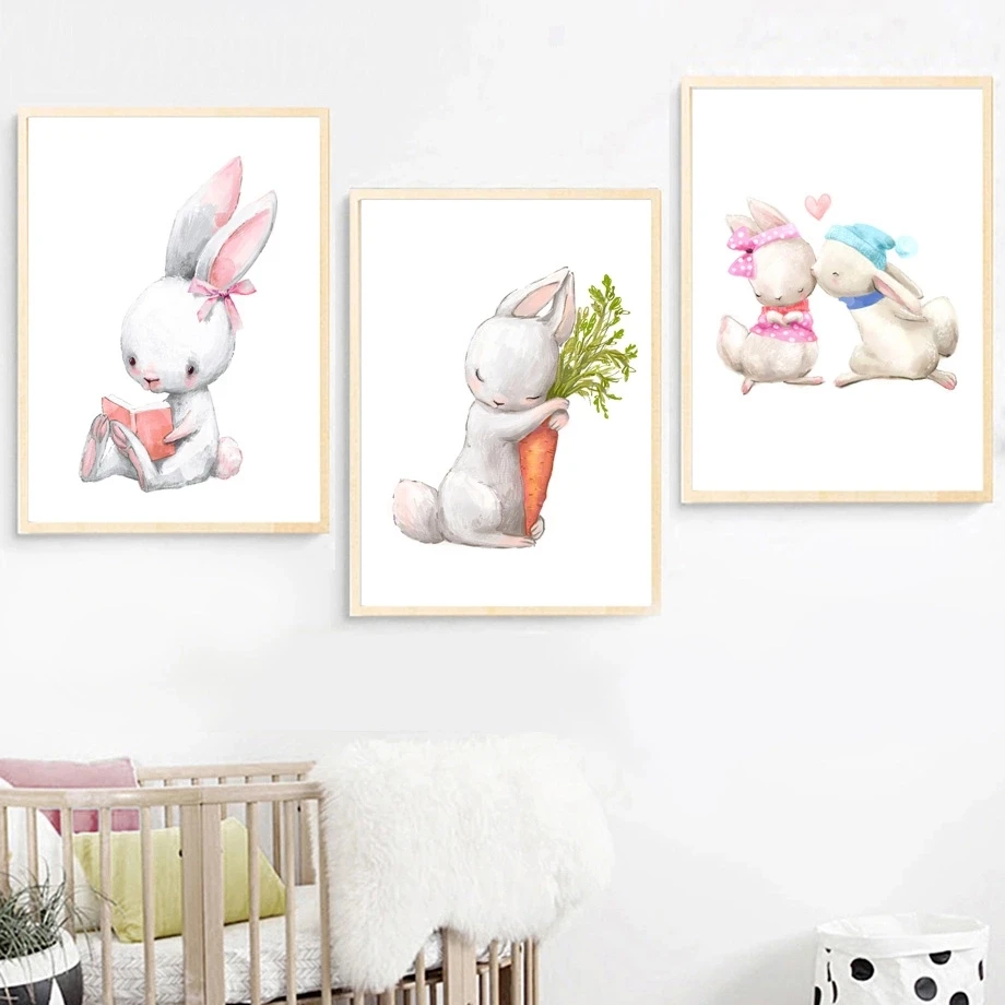 Rabbit-Mouse-Balloon-Nordic-Posters-diy-round-diamond-Painting-cross-stitch-Watercolor-Cartoon-Wall-Pictures-For (2)