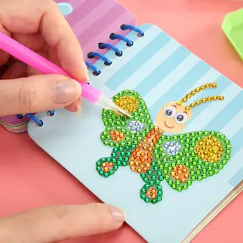 

Children DIY Diamond Painting Toys Set Scratch Painting Diamond Stickers Educational Learning Drawing Toys for Kid