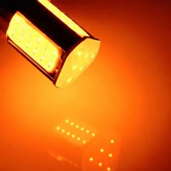 

2pcs 12V 1156 4COB Amber LED Car Brake Stop Reverse Backup Parking Light