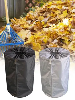 

Garden Waste Bags 30L Waterproof PE Coating Heavy Duty Clothing Bag Reusable Collapsible Yard Garage Waste Container/Leaves Bin