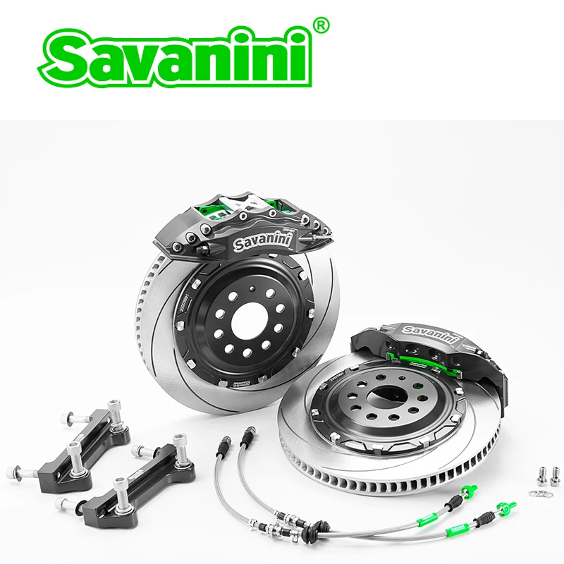 SAVANINI Фирменная Большой 4/6 горшок тормозной суппорт набор для VW Golf 6/7 GTI Sciocco Ocativa PQ35
