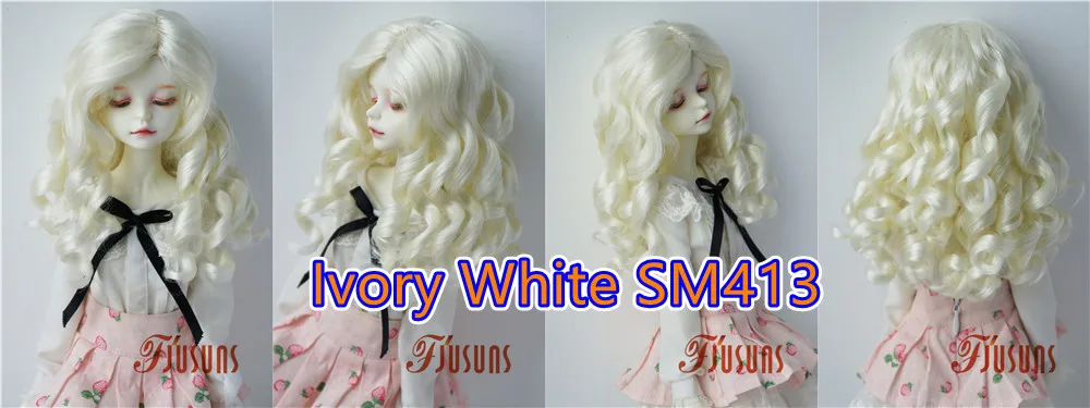 JD259 1/6 1/4 1/3 YOSD MSD SD Lady Roll Girlish Sauvage synthetic mohair BJD wig 6-7inch 7-8inch 8-9inch 9-10inch Blythes hair