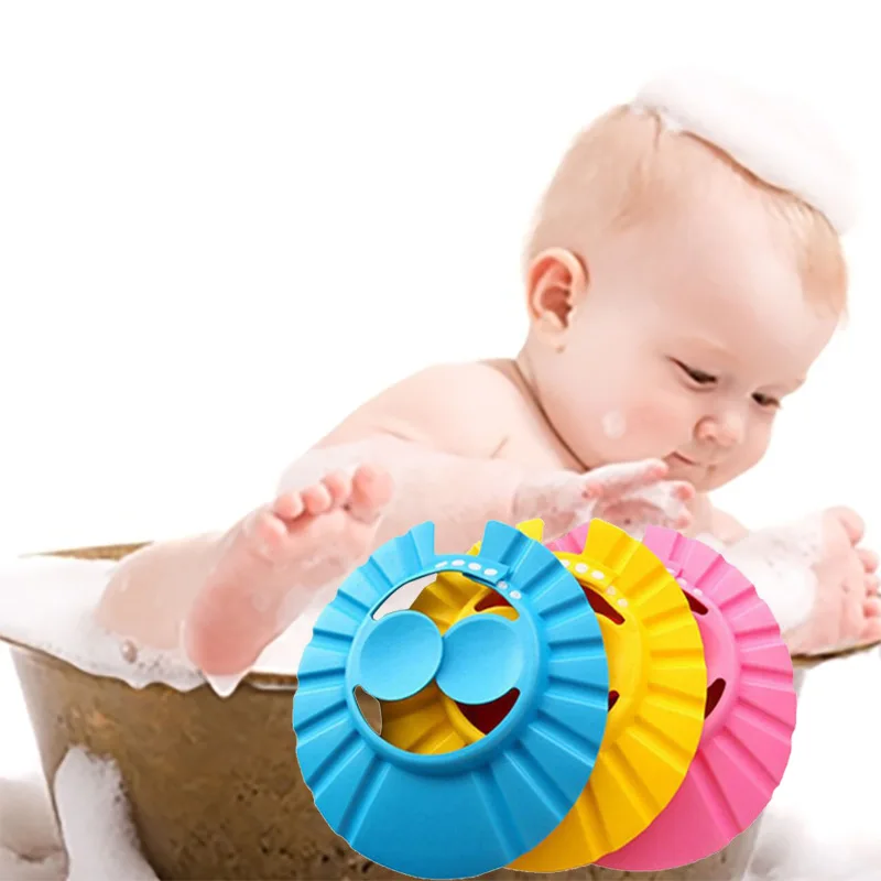 Детская шапочка для душа, шапочка для душа для детей 2, 3, 7 лет, детский шампунь для девочек, шапочка для ванны - Цвет: Цвет: желтый